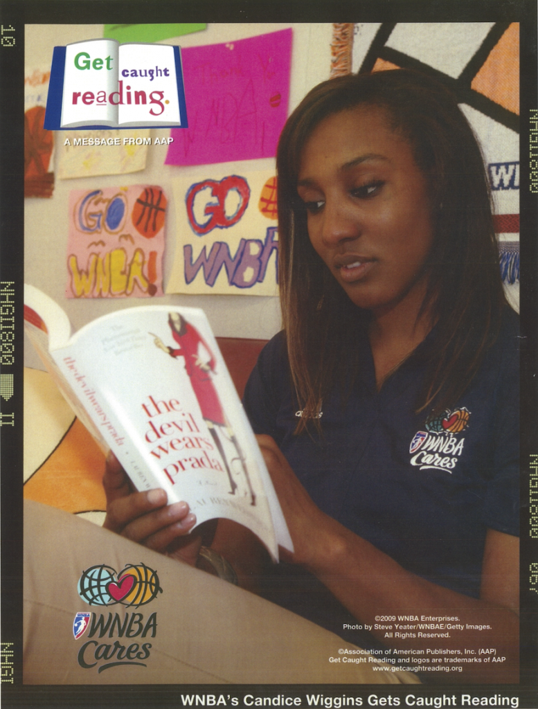 Candice Wiggins Gets Caught Reading poster