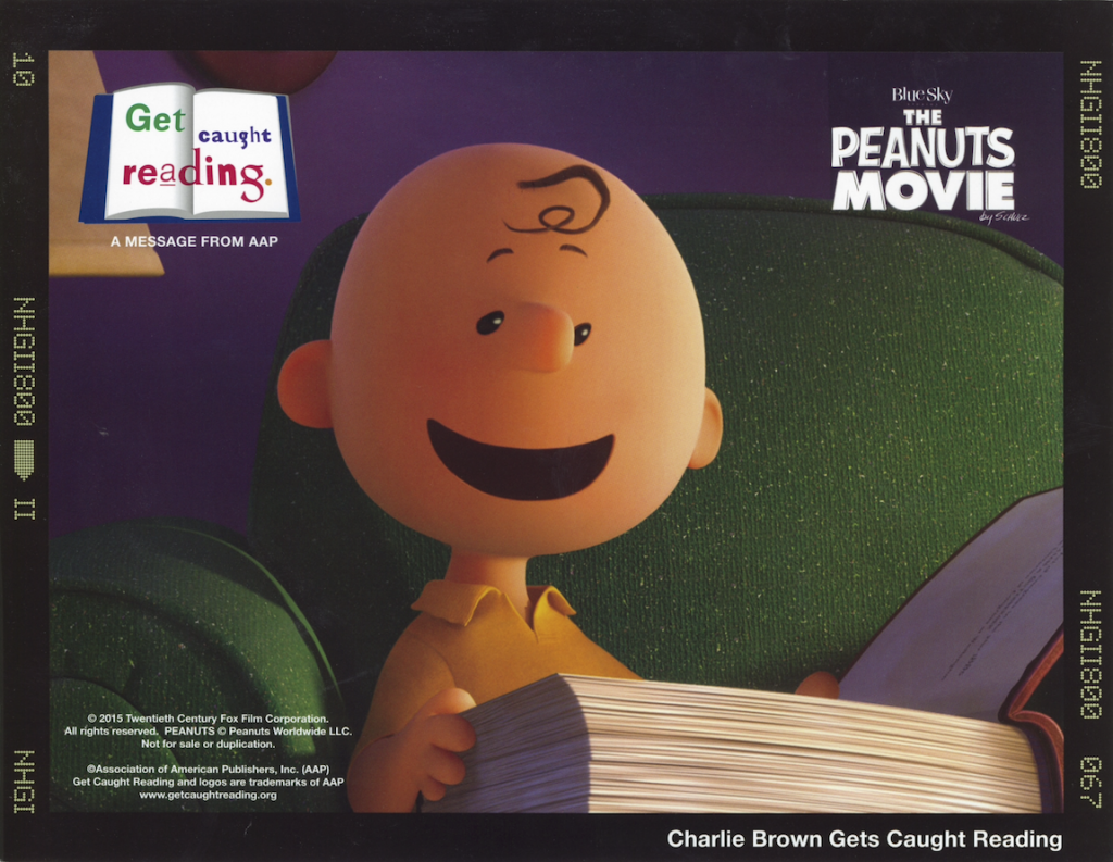 Charlie Brown Gets Caught Reading poster