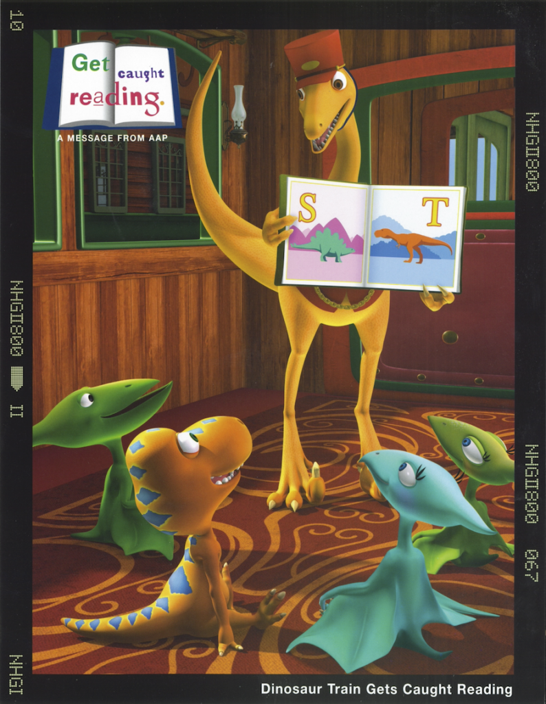 Dinosaur Train Gets Caught Reading poster