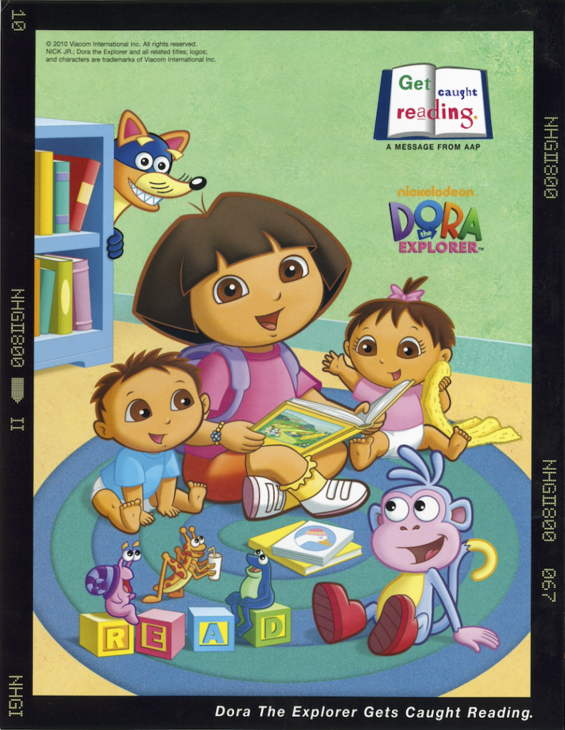 Dora the Explorer Gets Caught Reading poster