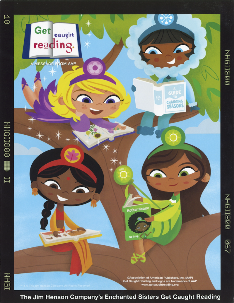 Henson's Enchanted Sisters Get Caught Reading poster