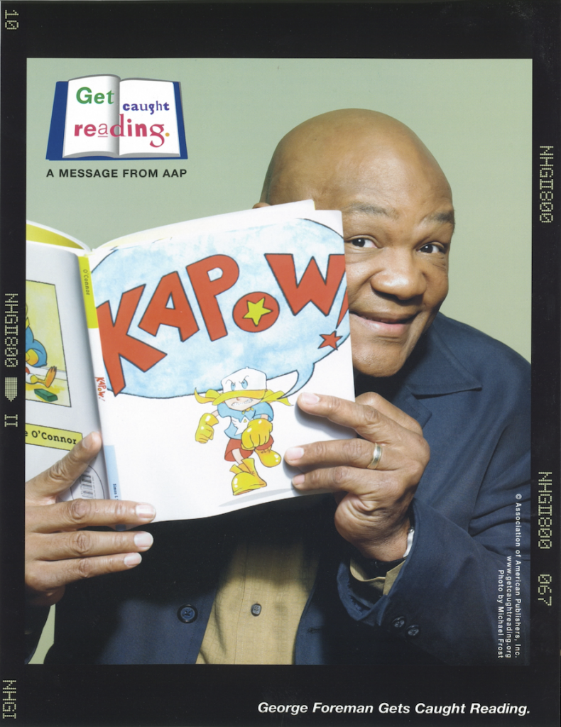 George Foreman Gets Caught Reading poster
