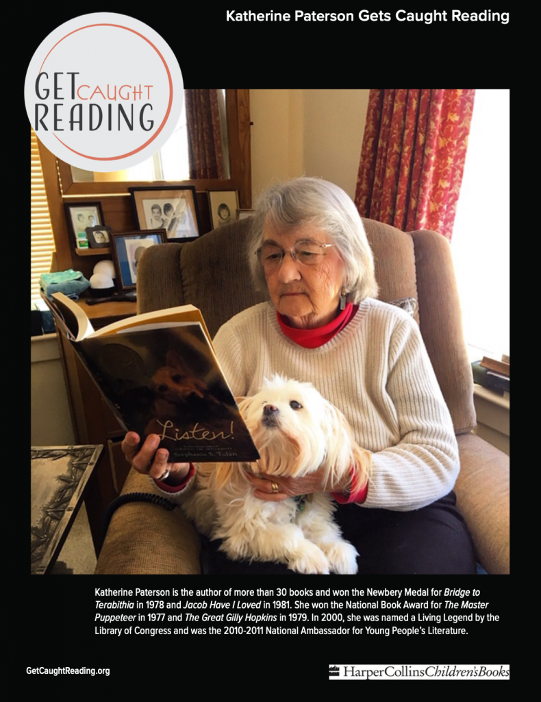 Katherine Paterson Gets Caught Reading poster