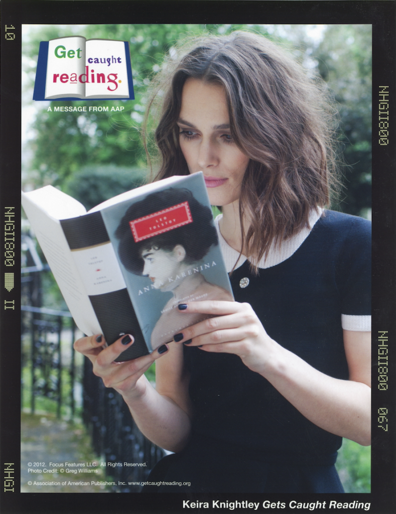 Keira Knightly Gets Caught Reading poster