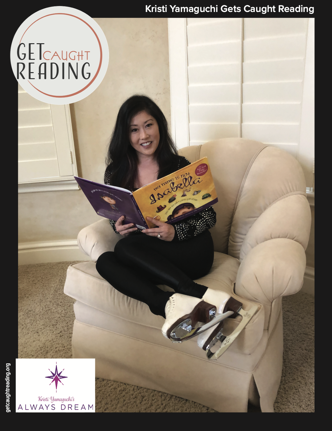 Kristi Yamaguchi – Get Caught Reading